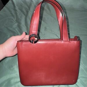Vintage Y2K Cherry Red Hand Bag
